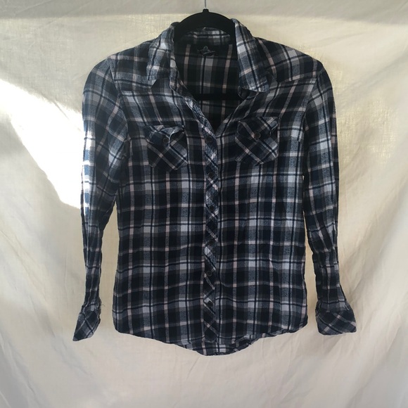 Angie Tops - Angie Flannel Size S